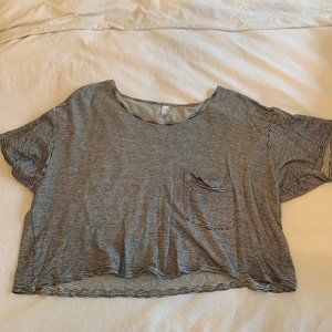 American Apparel Oversized Pocket Crop Top